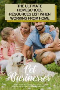 The Ultimate Homeschool Resources List when working from home
