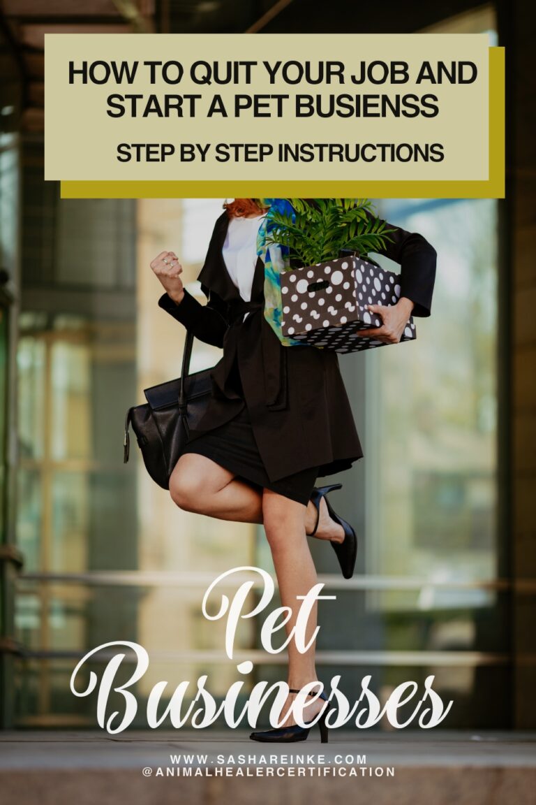 How to quit your job and pivot to a pet business: complete INSTRUCTIONS